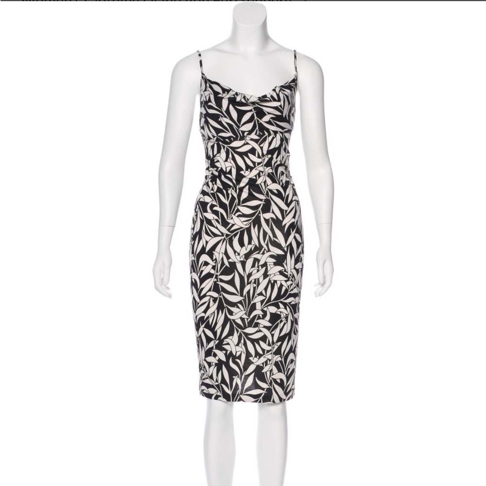 Diane Von Furstenberg Vintage Silk Dress Sz 14 Brand New